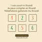I can count in Kirundi - Je peux compter en Kirundi - Ndashobora guharura mu Kirundi - Paperback