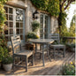 Outdoor Bistro Dining Set Round Table 2 Seat