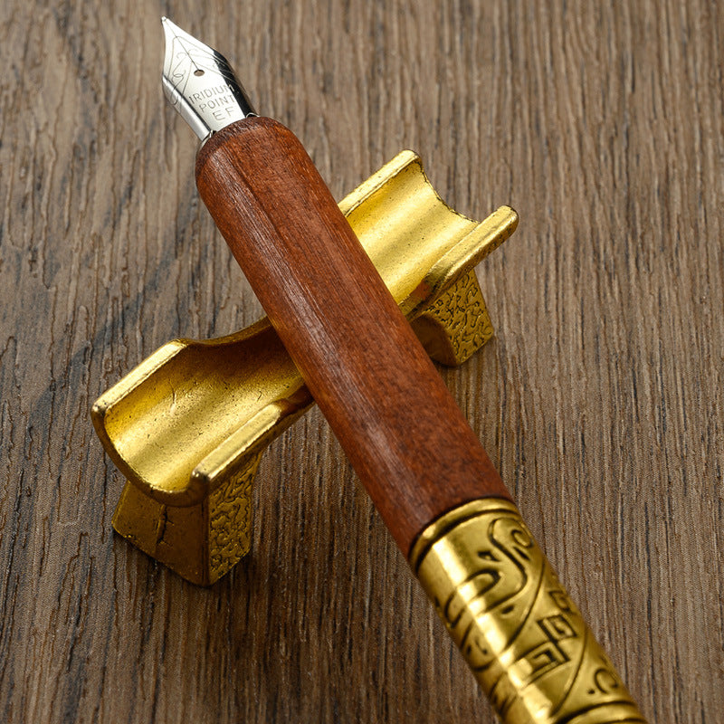 Calligraphy Practice Straight Stick Flat Tip Dip Pen Set