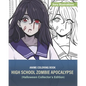 Anime Coloring Book: High School Zombie Apocalypse (Halloween Collector's Edition) - Paperback