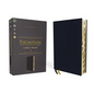 Nasb, Thompson Chain-Reference Bible, Large Print, Leathersoft, Navy, 1995 Text, Red Letter, Thumb Indexed, Comfort Print - Imitation Leather