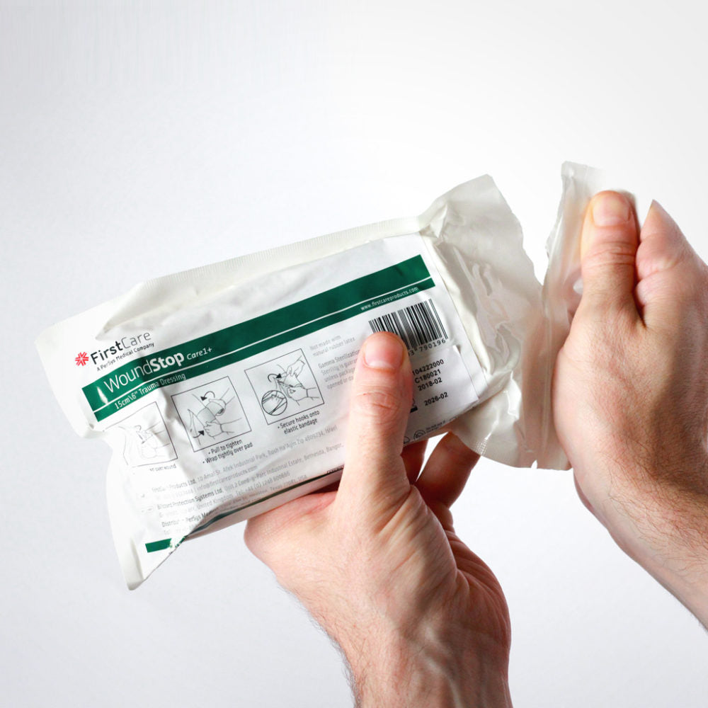 Persys Medical WoundStop Care 1+ Bandage  - no Pressure bar (6") (15cm x 18cm non-adherent pad) (Case of 100)