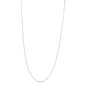 Sterling Silver Ball Bead Chain Necklace – Slim 0.7mm, 18"