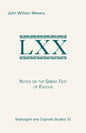 Notes on the Greek Text of Exodus - Paperback