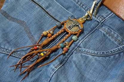 Original Handcrafted Indian Leather Pendant