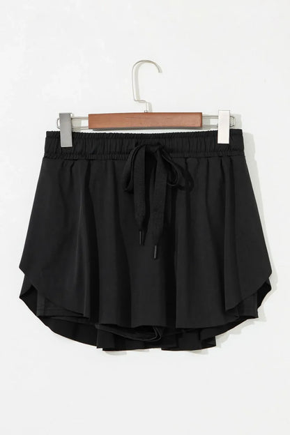 Drawstring Active Skorts