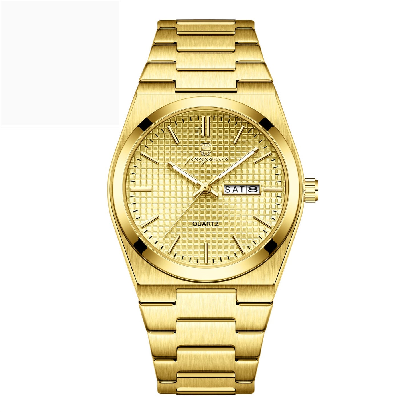 Luminous Quartz Waterproof Calendar Watch
