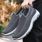 Men's Shoes Casual Flying Woven Men's Shoes Lazy Walking Shoes Casual Dad Shoes Old Beijing Cloth Shoes