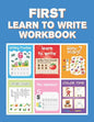 First Learn to Write Workbook: Practice for Kids with Pen Control, Line Tracing, Letters, and More! (Kids coloring activity books) - Paperback