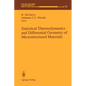 Statistical Thermodynamics and Differential Geometry of Microstructured Materials - Paperback