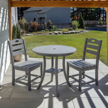 Outdoor Bistro Dining Set Round Table 2 Seat