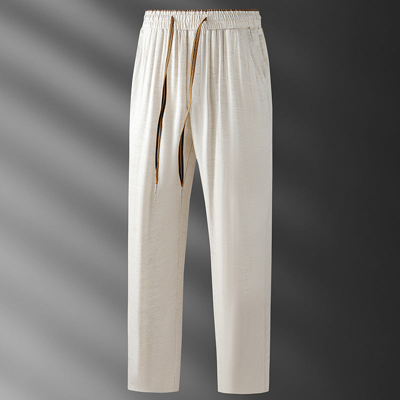 Men's Micro Wide Straight Breathable Sports Pants