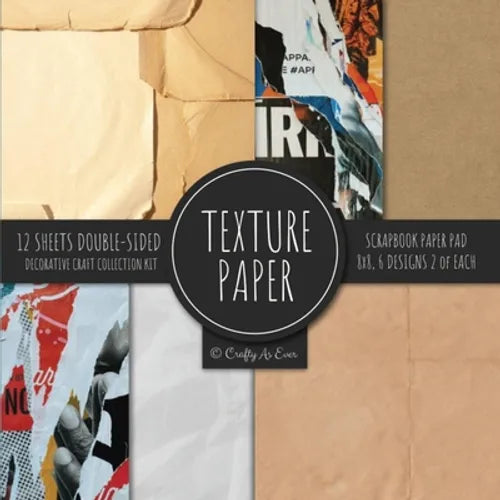 Texture Paper for Collage Scrapbooking: Old Parchment Decorative Paper for Crafting - Paperback