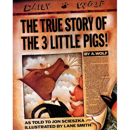 The True Story of the 3 Little Pigs - Paperback