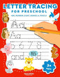 Letter Tracing For Preschool: Alphabet Number & Sight Words Writing Practice For Kids Ages 3-5 - Paperback