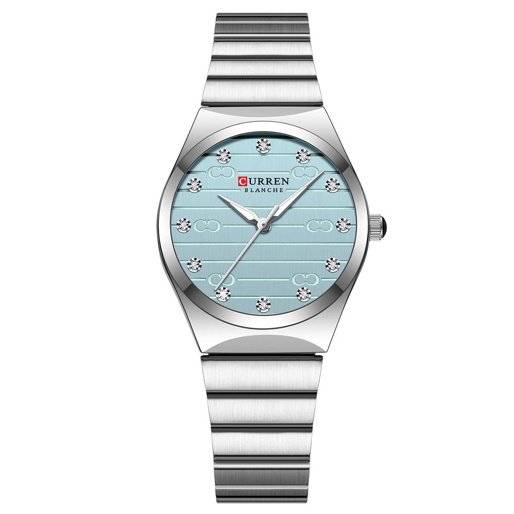 Womens Small Dial Mesh Strap Waterproof Watch