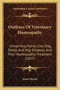 Outlines of Veterinary Homeopathy: Comprising Horse, Cow, Dog, Sheep, and Hog Diseases, and Their Homeopathic Treatment (1857) - Paperback