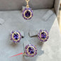 Amethyst Aura™ | Royal Purple Gold Plated Statement Ring (18K Color Retention)