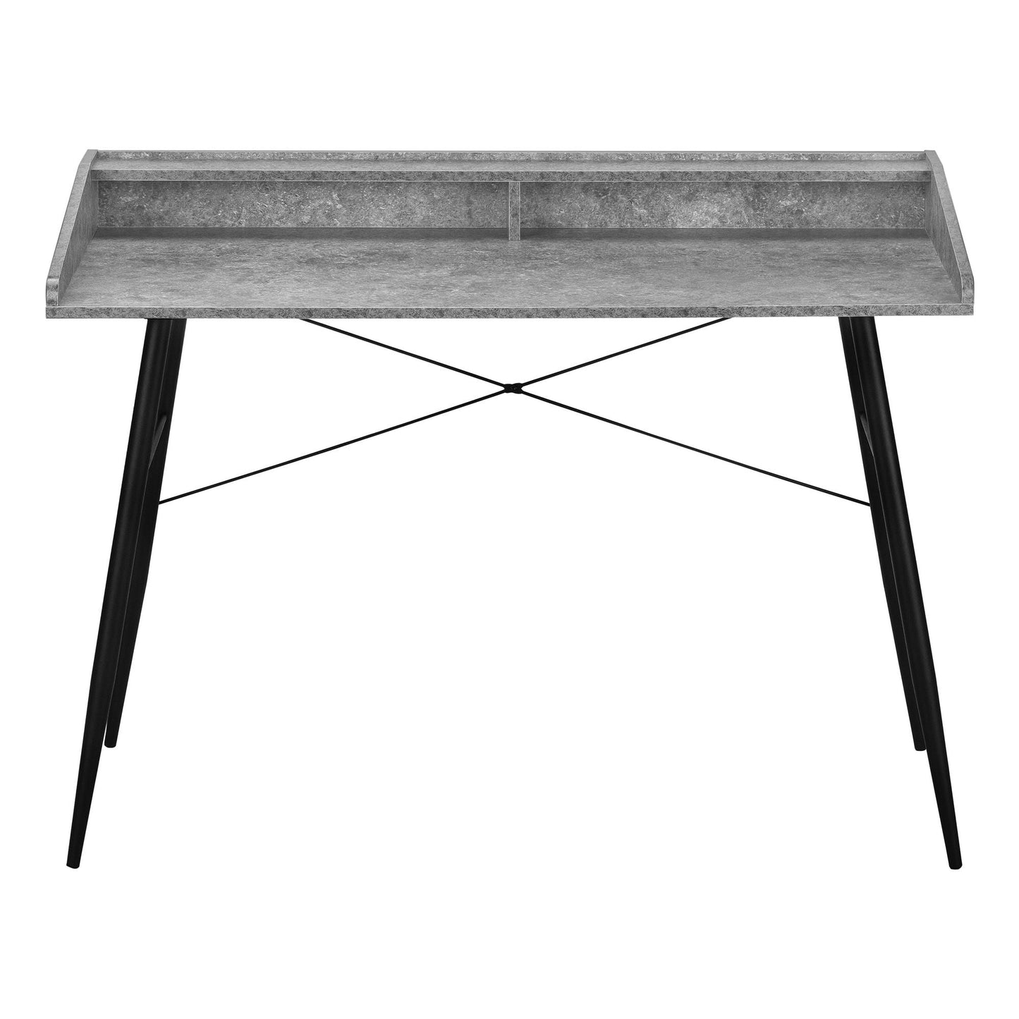 Computer Desk For Home Office, Sturdy Construction, Storage Shelves