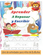 Aprender A Repasar y Escribir: Libro de Trazos para Niños Preescolar - Paperback