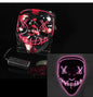 Glowing Mask LED Mask Halloween Clown Funny Bundy