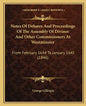 Notes of Debates and Proceedings of the Assembly of Divines and Other Commissioners at Westminster: From February 1644 to January 1645 (1846) - Paperback