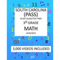 3th Grade SOUTH CAROLINA PASS TEST, 2019 MATH, Test Prep: 3th Grade SOUTH CAROLINA PALMETTO ASSESSMENT of STATE STANDARDS TEST 2019 MATH Test Prep/Stu - Paperback