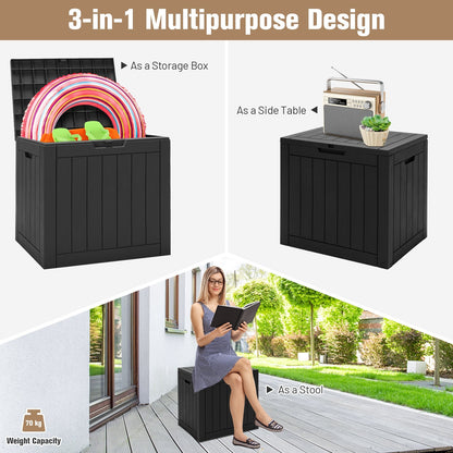 30 Gallon Deck Box Storage Container Seating Tools