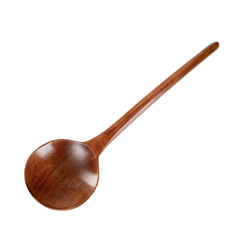Japanese-style Household Tableware Wooden Soup Spoon