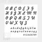 Personalized Custom 316L Stainless Steel Jewelry, English Alphabet Name Anklet
