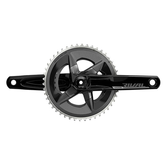 SRAM Rival D1 2x Crankset Speed: 12 Spindle: 28.99mm BCD: 107 46/33 DUB 172.5mm Black Road Disc