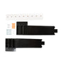 Tehila Black Wall Mounting Kit for Tehila Standard Sinks