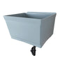Tehila Standard Wall-Mounted Grey Utility Sink, Water Supply Lines Included