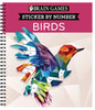 Brain Games - Sticker by Number: Birds (28 Images to Sticker) - Spiral