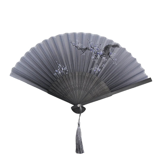 Bamboo Folding Hand Fan – Traditional Asian Art Decor Gift