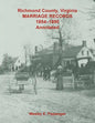 Richmond County, Virginia Marriage Records, 1854-1890, Annotated - Paperback