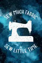 Sew Much Fabric Sew Little Time: Large Hexagon Small Hexagon Isometric Diamonds Regular Grip Paper - Paperback