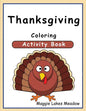 Thanksgiving Coloring Activity Book - Paperback