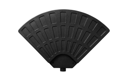 Patio Umbrella Base Fillable 4 Plate PE Black 42 LB Each Water Sand