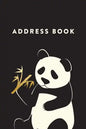 Address Book: Panda, 6x9, 130 Pages, Professionally Designed - Paperback