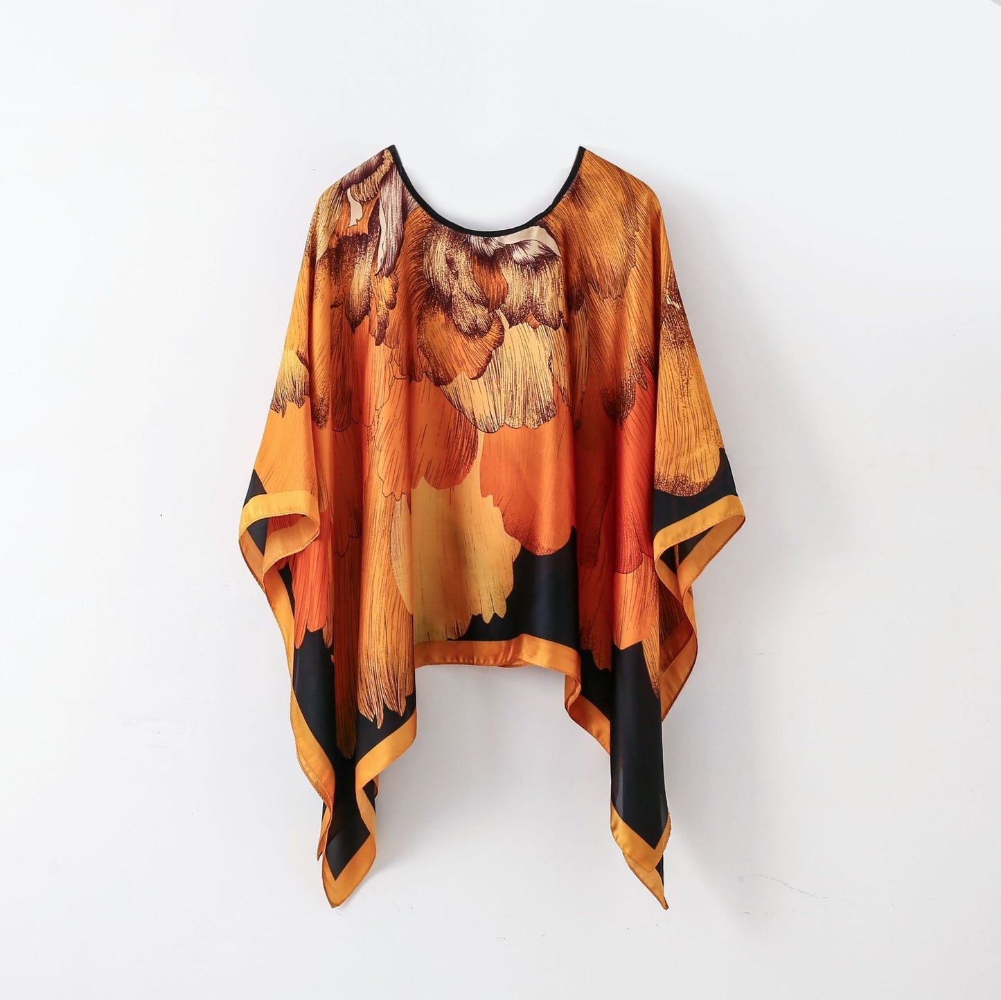 Pullover Shawl Outerwear Cover-up Multifunctional Scarf