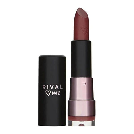 Rival Loves Me 5th Avenue Lipstick: Creamy, Moisturizing Lip Color - Ruj No: 08 - Hydrating, Smooth Application, and Long-Lasting Softness