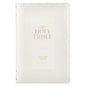 KJV Bible Giant Print Standard Faux Leather White - Leather