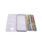 Solid Watercolor Iron Box Pigment Painting Three Fold Empty Iron Box
