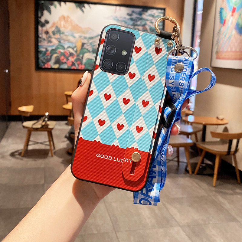 Cartoon Plaid Minimalist Anti-drop Phone Case