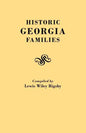 Historic Georgia Families - Paperback