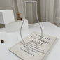 White Retro Iron Line Table Flowers Vases Nordic Decoration