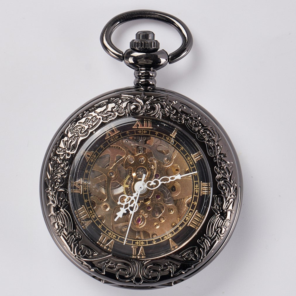 Mechanical Pocket Watch Openwork Vintage