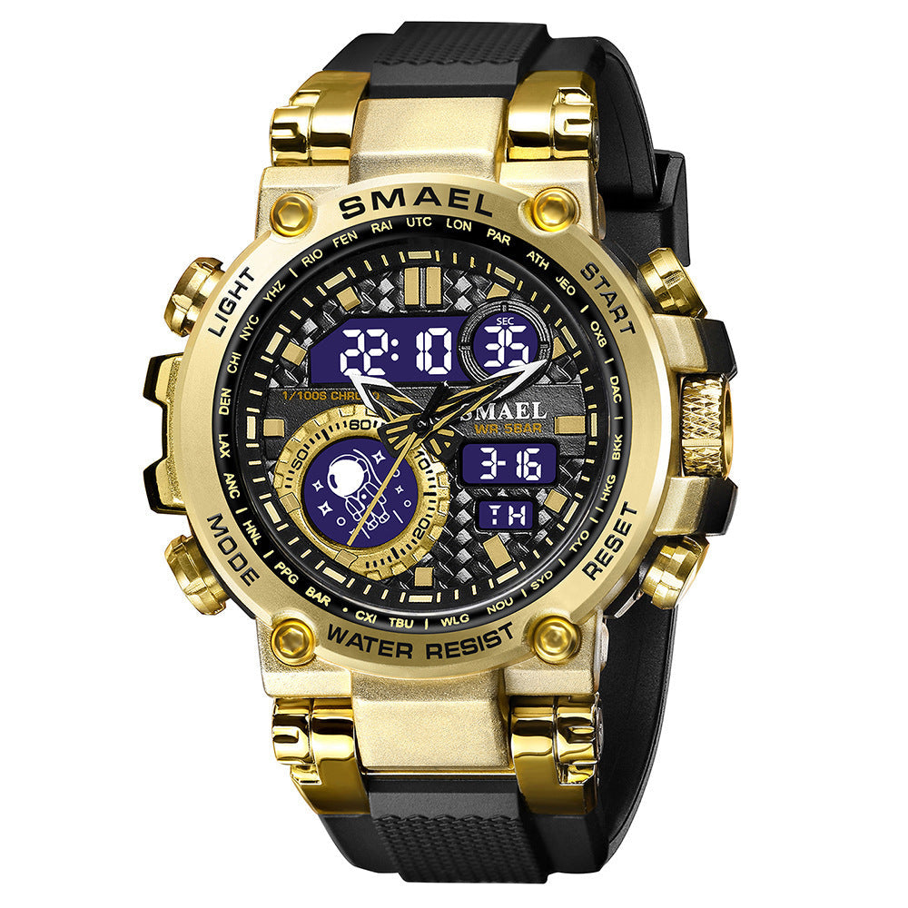 SMAEL Tactical Digital Watch With A Large Dial And Multiple Functions