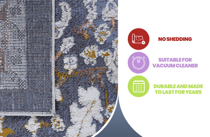 Payas - 2' X 3' Traditional Area Rug - Blue